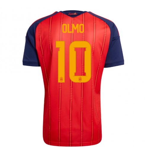 Španělsko Dani Olmo #10 Domácí Dres MS 2026 Krátký Rukáv Španělsko Dani Olmo #10 Domácí Dres MS 2026 Krátký Rukáv